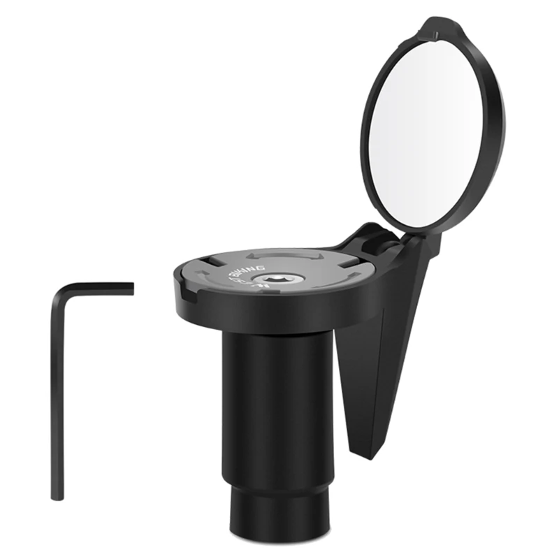 YD61 Bicycles Rearview Mirror Handlebar End Mirror Small Convex Cycling Mirror 360-degree Flexible MTB Road Bike Accessories