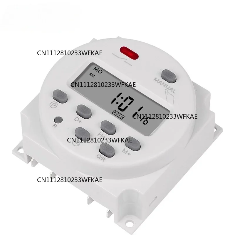 CN101A 12V/24V/110V/220V Single and double countdown micro cycle time control switch timer controller min control 16A
