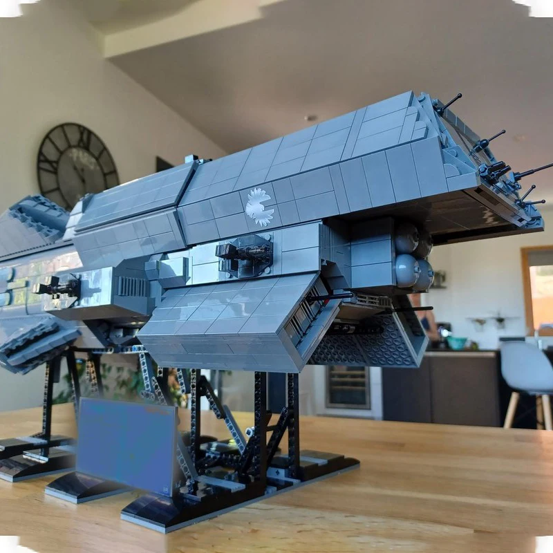 4893PCS MOC Space Exploration Expanse Pella Model Custom Bricks DIY Creative Ideas Assembly Display Gift Collectible Building