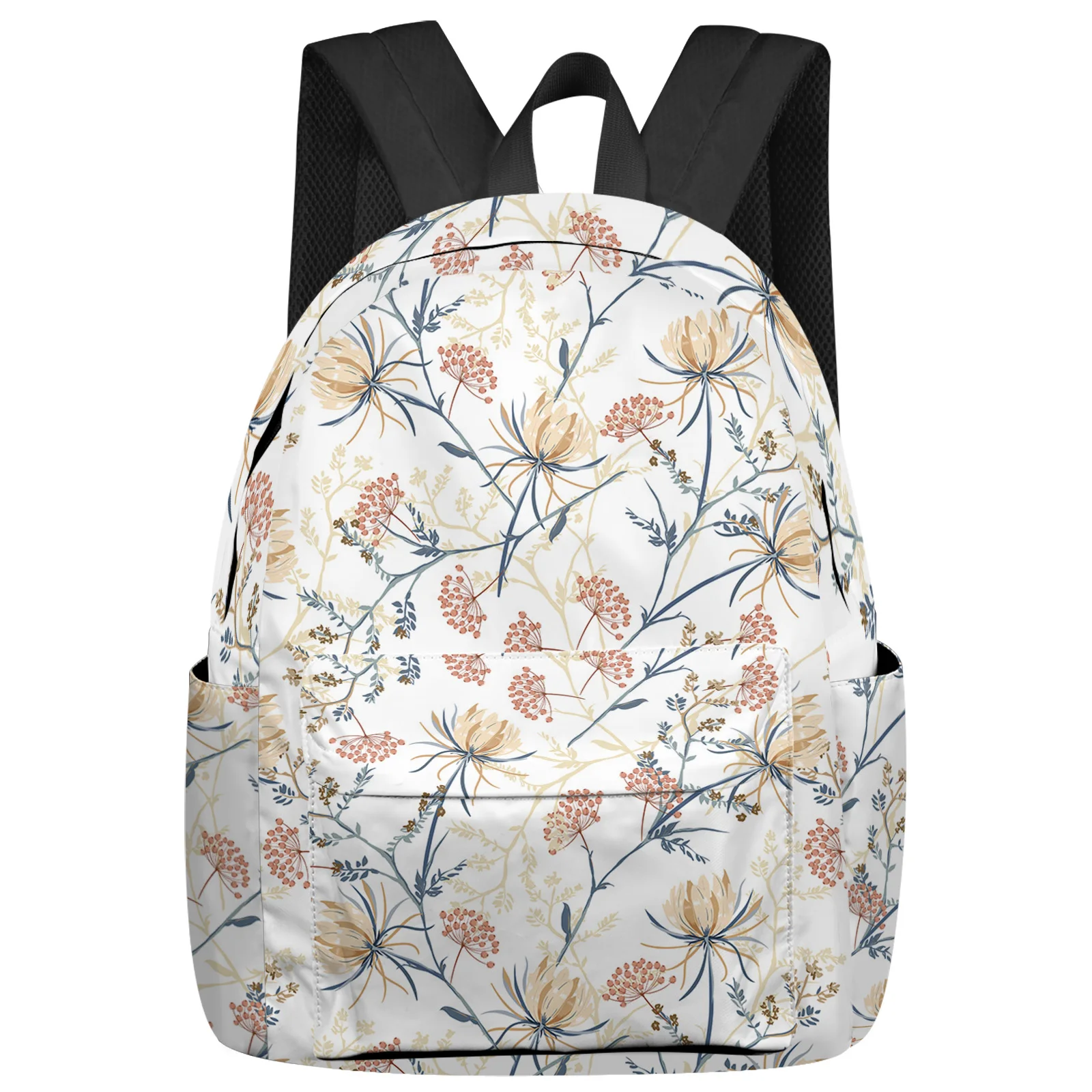 

Snow Lotus Branch Leaves Feminina Backpacks Teenagers Student School Bags Laptop Backpack Men Women Female Travel Mochila