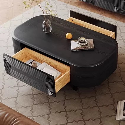 

-dd Stylish Living Room Center Furniture Solid Wooden Coffee Table Modern Coffee Table with Hidden Storage
