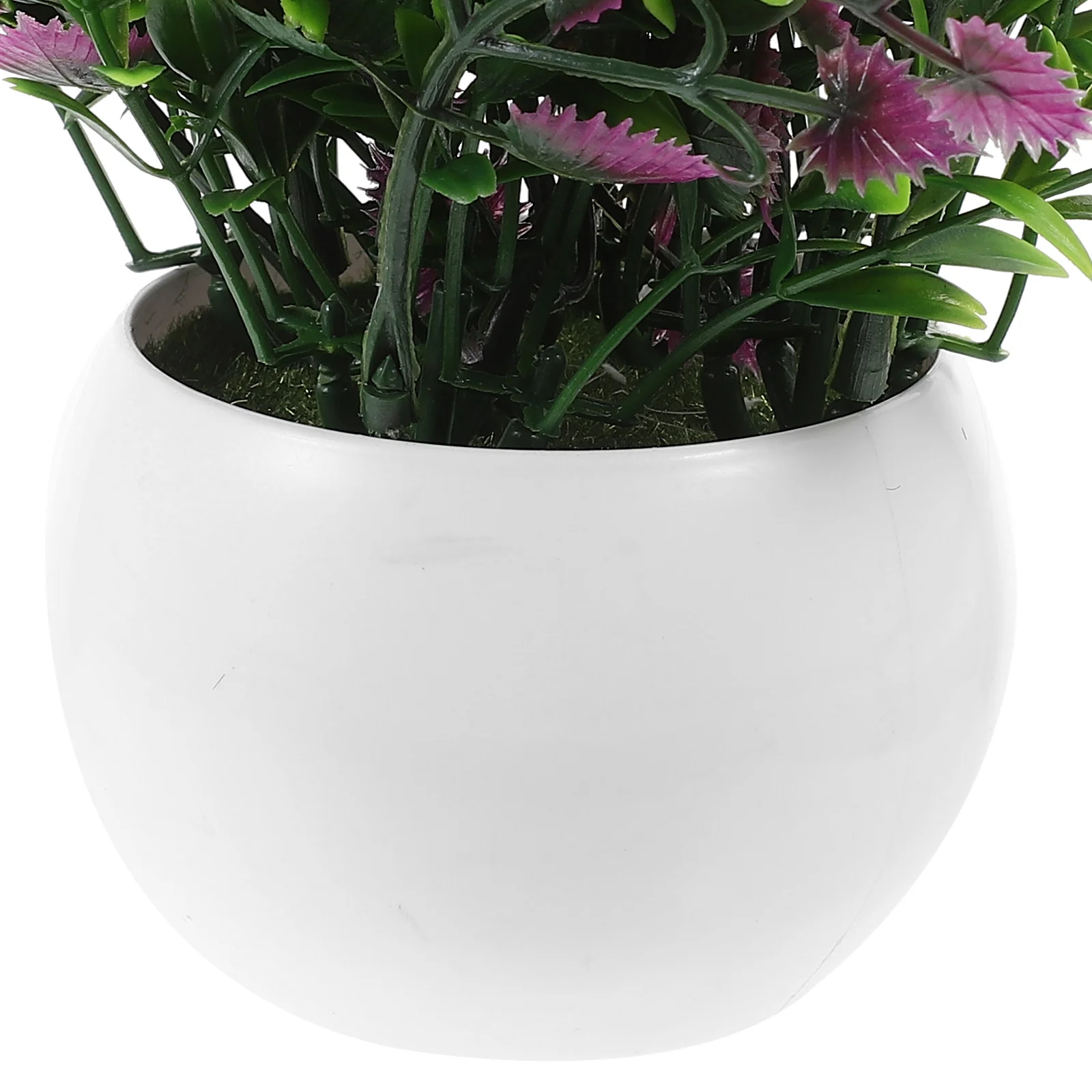 

Artificial Flower Bonsai Exquisitely Crafted Realistic Potted Plant for Home Decor Tabletop Decorative Fake Plant Ornament