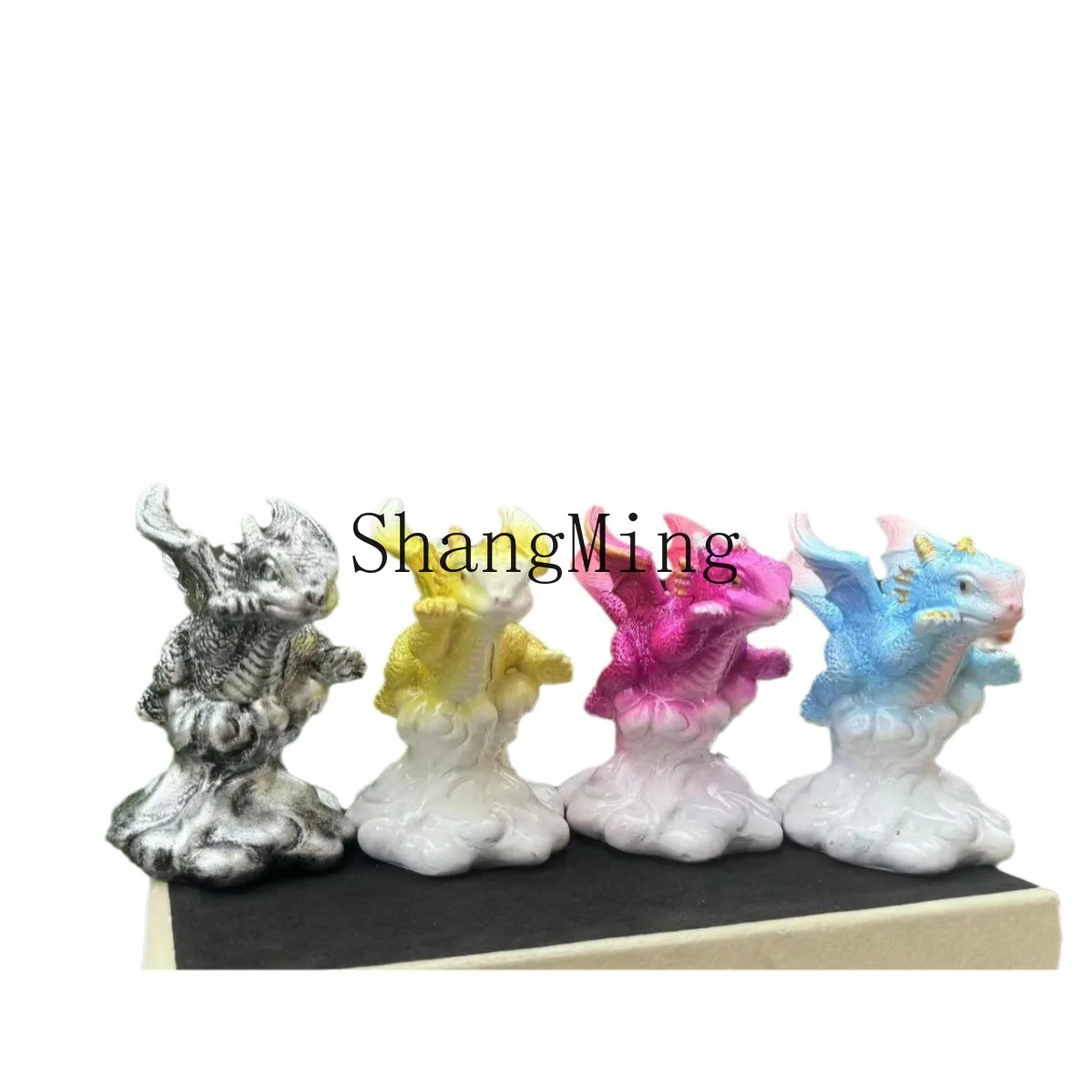 

Фигурка маленького летающего дракона из смолы DSA, подставка для мяча, сувенир, подарок, ручная работа.