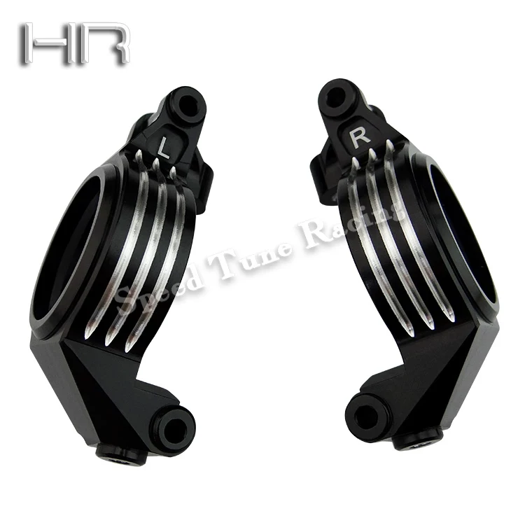 Hot Racing HRAXMX1901 Black Aluminum Front C-Hub Caster Blocks (L+R) for Traxxas X-Maxx 6S & 8S Replace TRA7732