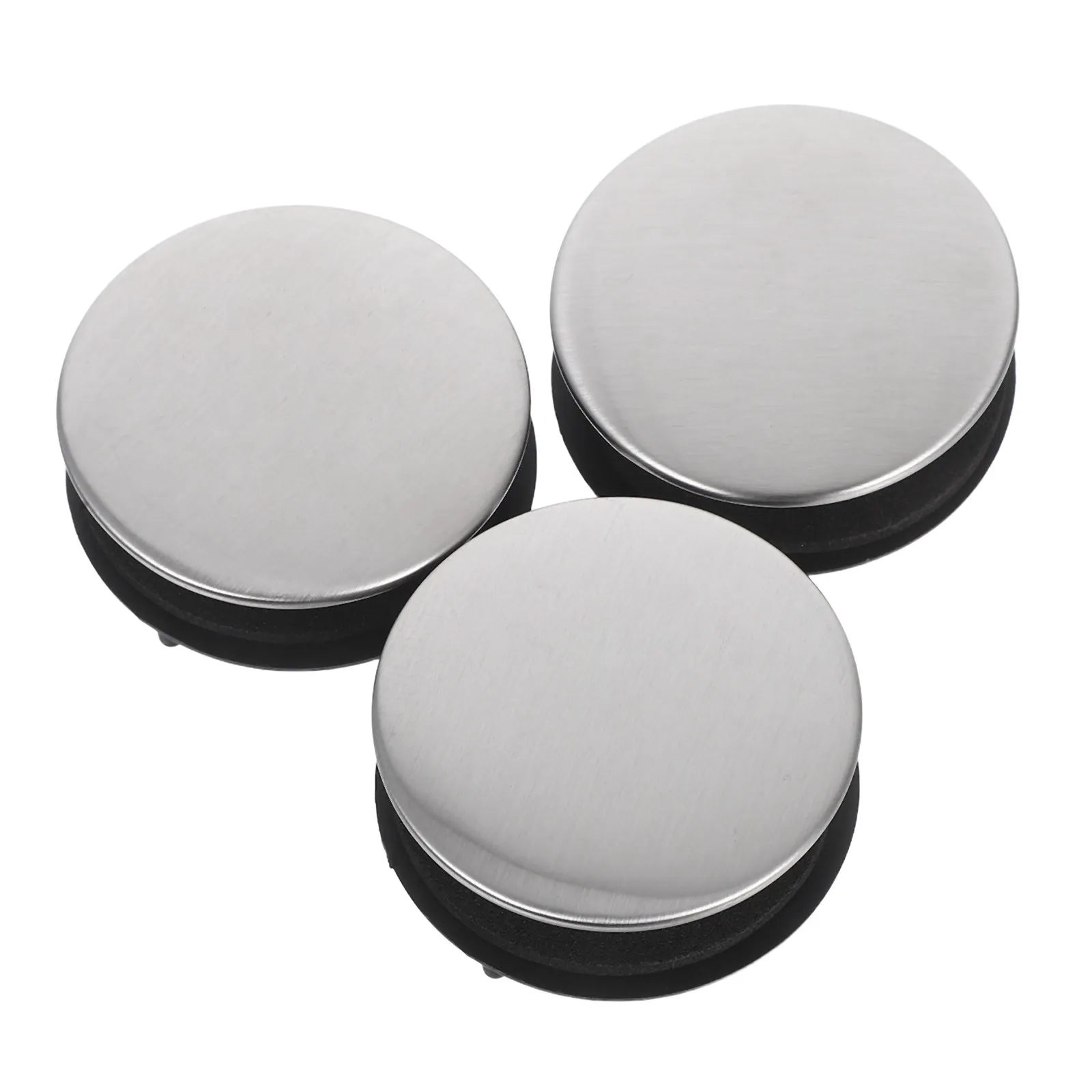 

3Pcs Stainless Steel Sink Hole Cover Universal Blanking Plug for Kitchen Bathroom Faucet Soap Dispenser Sink Soap Hole Cover