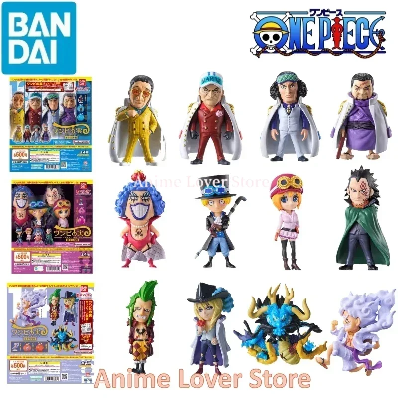 

Bandai Original One Piece Gashapon Devil Fruits Vo.12 Vo.13 Vo.14 Luffy Sabo Borsalino Sakazuki Kuzan Issho Kaidou Anime Figures