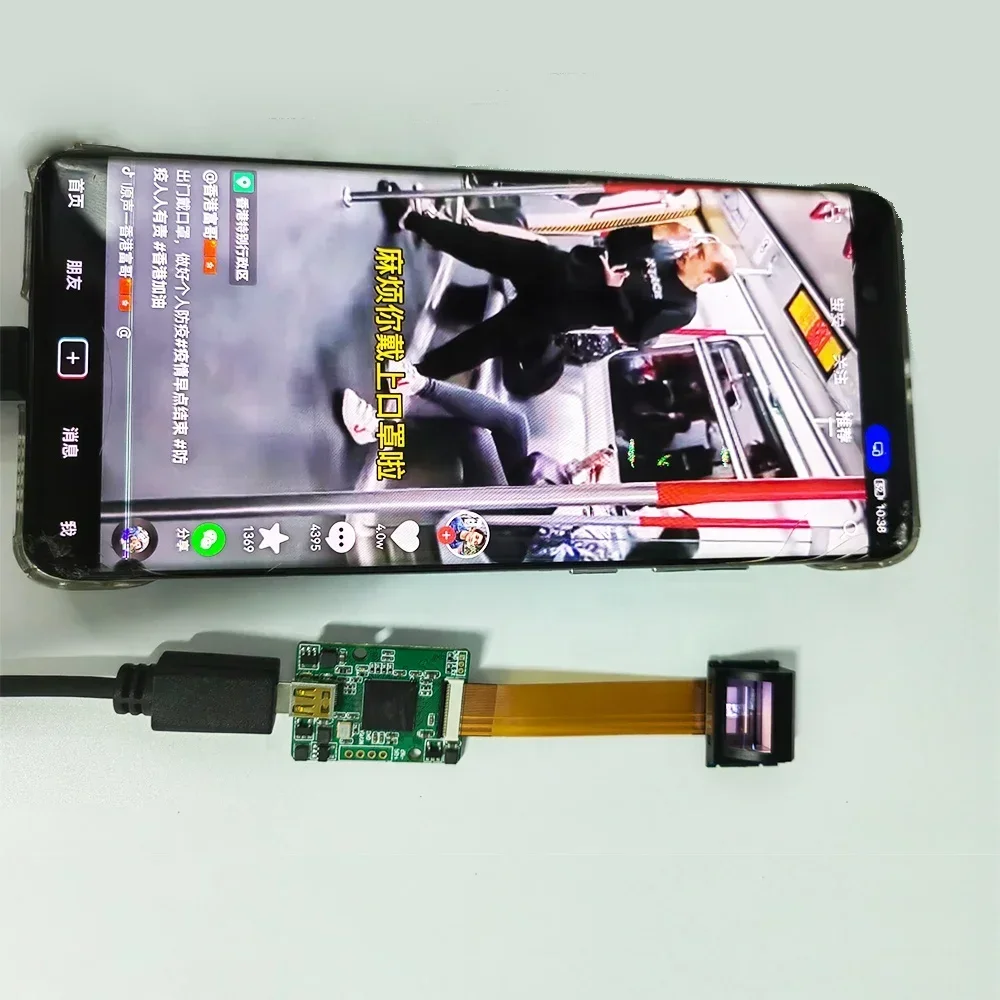 Rjoytek microdisplay de 0,38 polegadas, resolução 1280*720, interface I2C, tela FLCOS 700nit, módulo de exibição VR AR