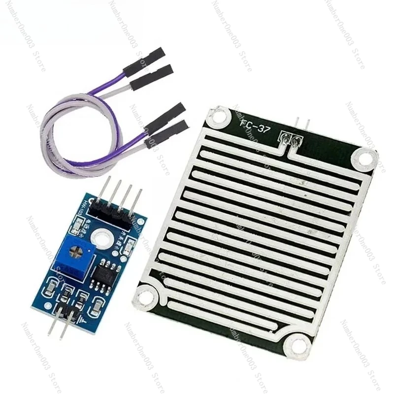Digital Rain Snow Sensor Module W/Humidity Detection For ESP32 Raspberry Pi Weather Station