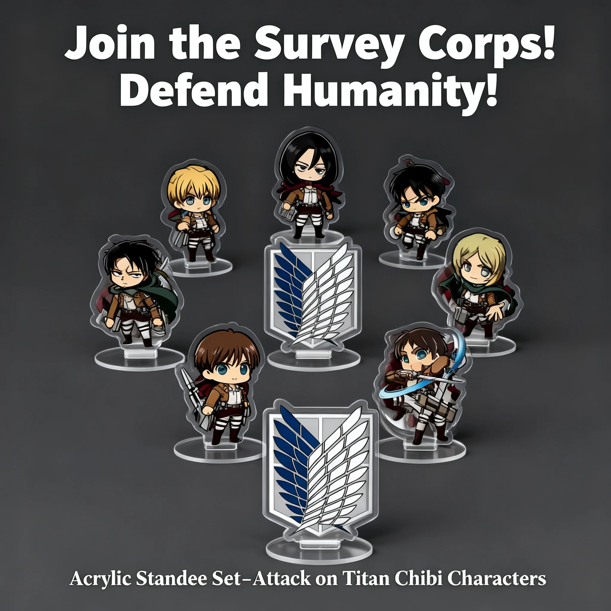 

Attack on Titan Pokemon One Piece Bleach Acrylic Stand Nine Piece Set Anime Merchandise Ready to Ship Wholesale Retail