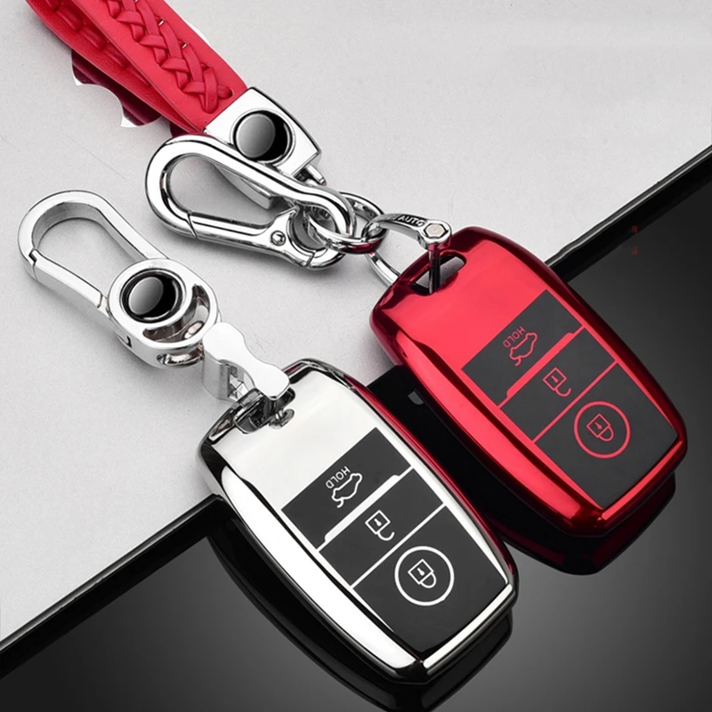 TPU Car Remote Key Case Cover Shell For KIA Rio Rio5 Sportage Ceed Cerato K3 KX3 K4 K5 Sorento Optima Picanto Accessories