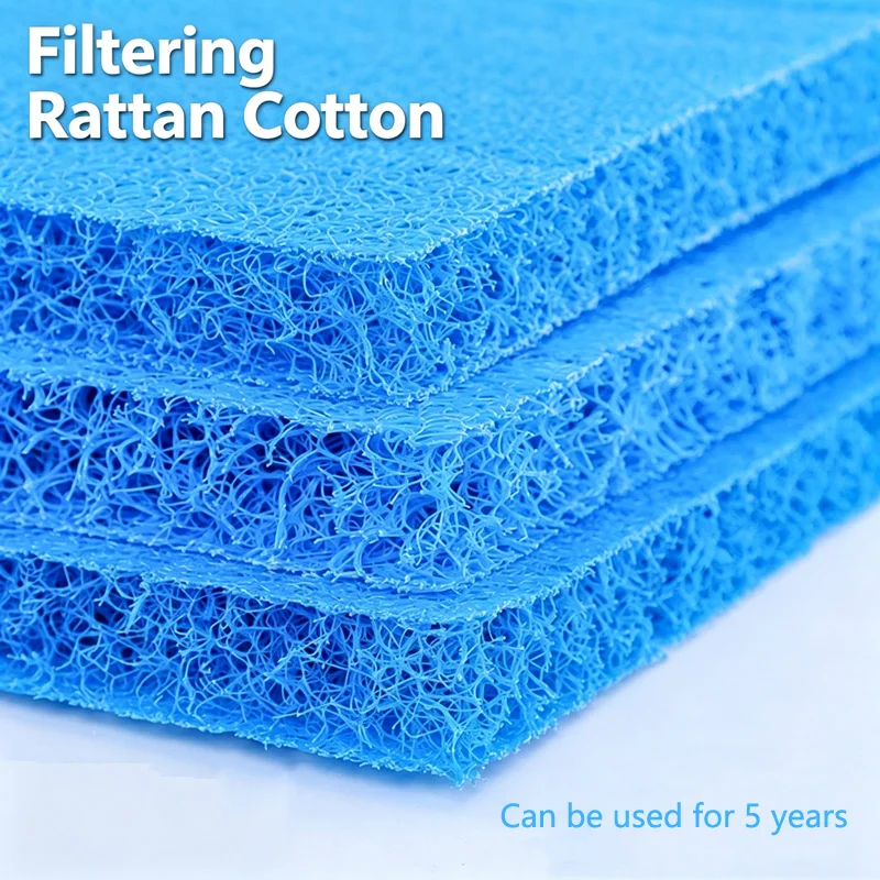 

Super Fish Aquarium Rattan Cotton Koi Pond High-density Biochemical Felt Fish Pond Material Filters Accessories Special Sponge