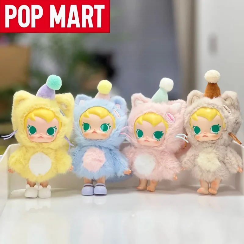 

POP MART Baby Molly Series Pocket Friends слепая коробка виниловая кукла кулон орнамент мультфильм аниме фигурка игрушка для девочки подарок на день рождения