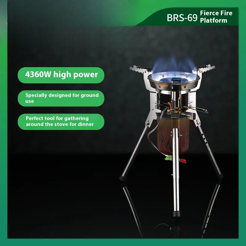 BRS-69 camping burner high thermal power portable camping stove portable gas burner Bulin high power burner B16 pro torch