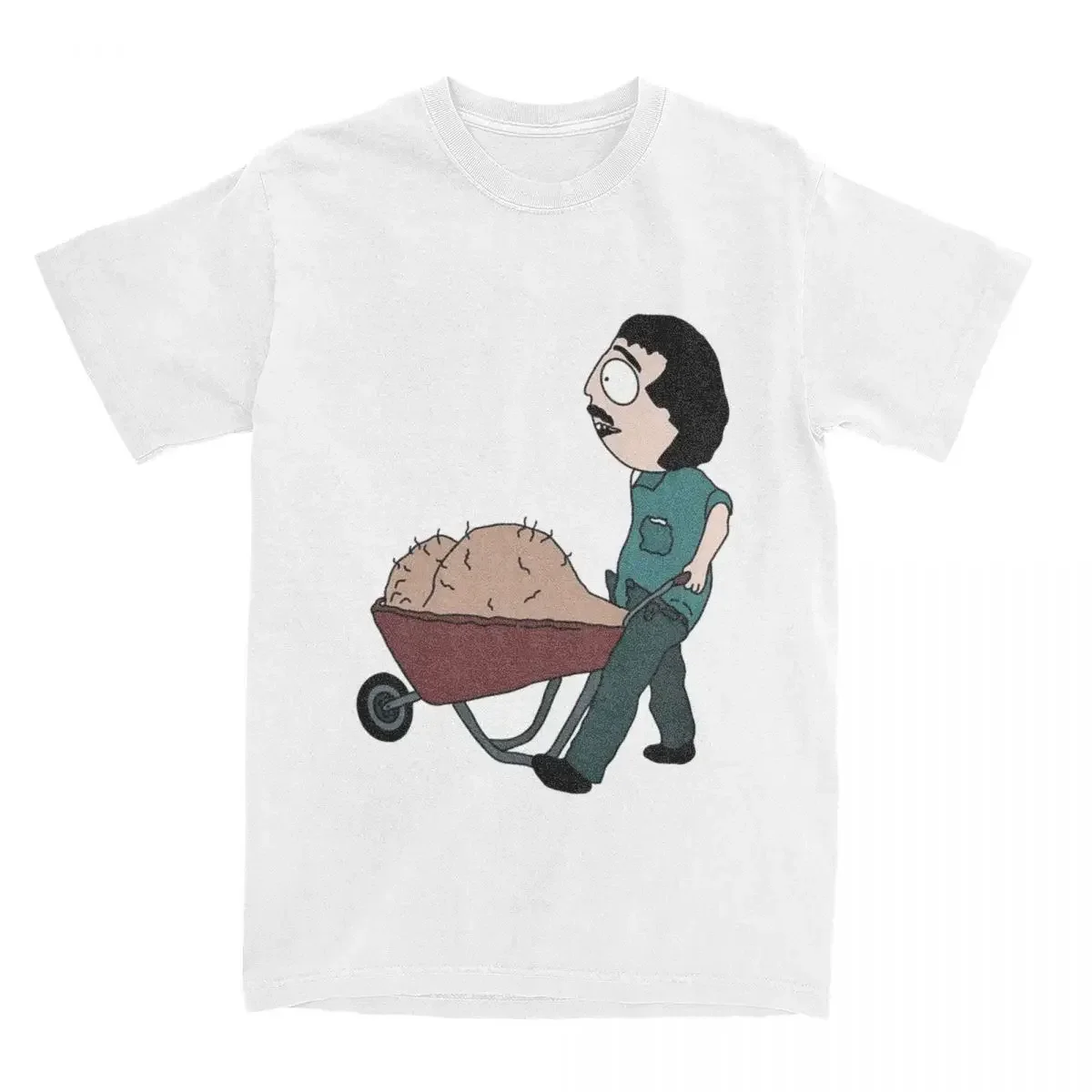 Chic novelty epic Randy Marsh Ball cartoon print retro casual street trend everyday summer unisex short-sleeved T-shirt