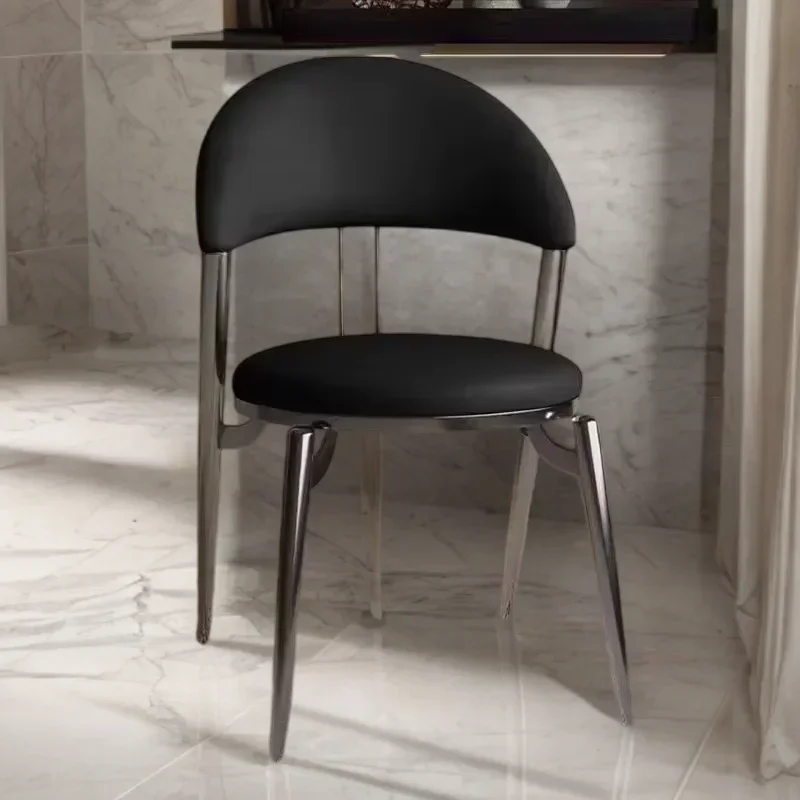 Sillas De Comedor, silla nórdica De Comedor para una sola persona, Sillas De Comedor De plástico modernas minimalistas De lujo, paquete