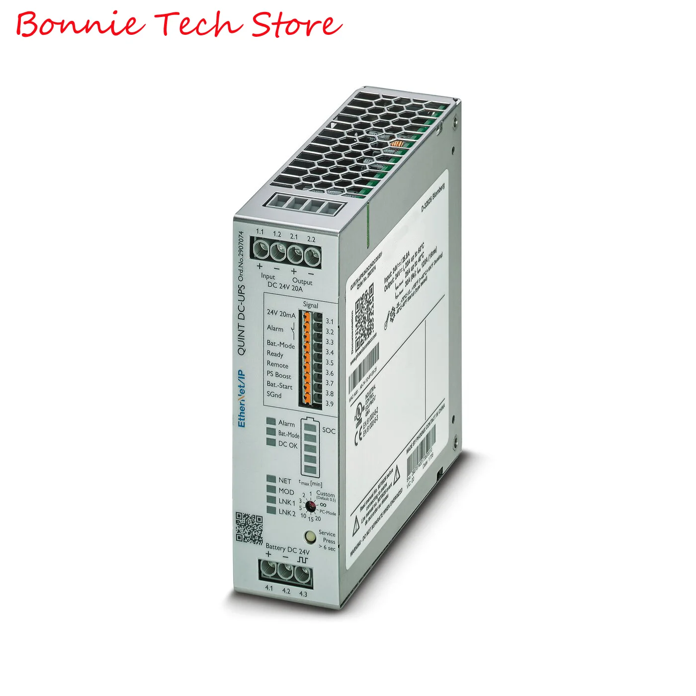 

2907074 for Phoenix Uninterruptible power supply - QUINT4-UPS/24DC/24DC/20/EIP