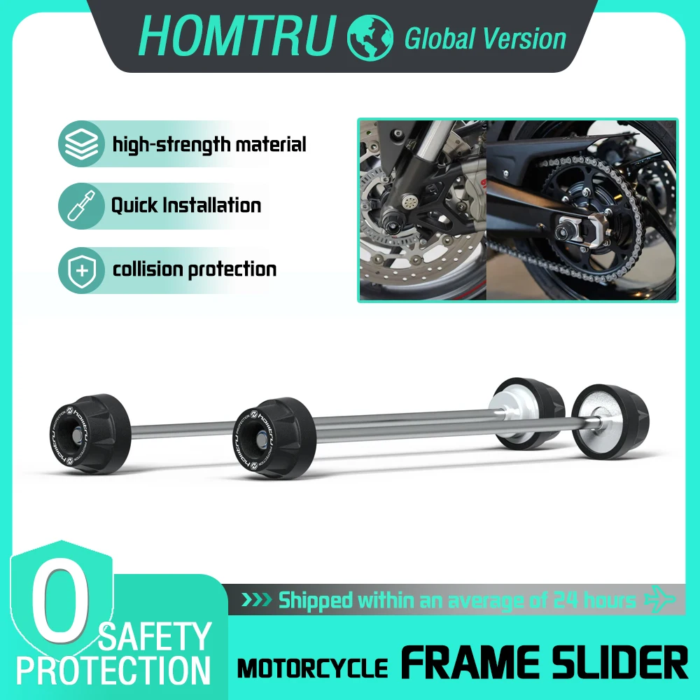 

For Triumph Trident/Tiger Sport 660 2021-2026 motorcycle modification front and rear axle protection slider accessories