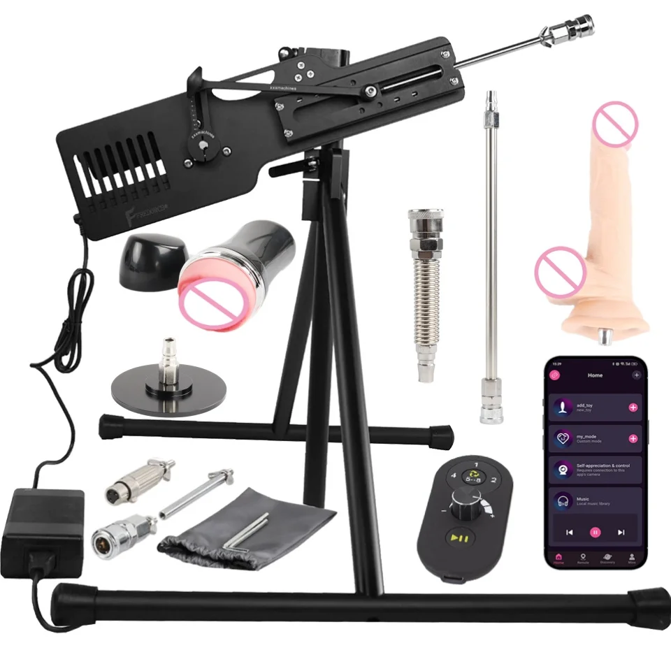 Fredorch New Designed Premium Sex Machine Extremely Quiet Giving 360 Adjustable Large 120W APP Wireless Remote Control Sex Toys