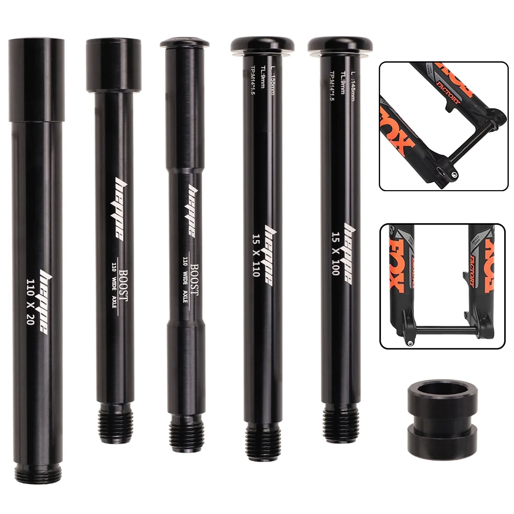 AliExpress heppe HEPPE Bike 15x100/110 20x110 Thru Axle MTB Front Fork Thru Axle for FOX 32/34/36/38/40 Front Fork Bike Front Wheel Hub Axle