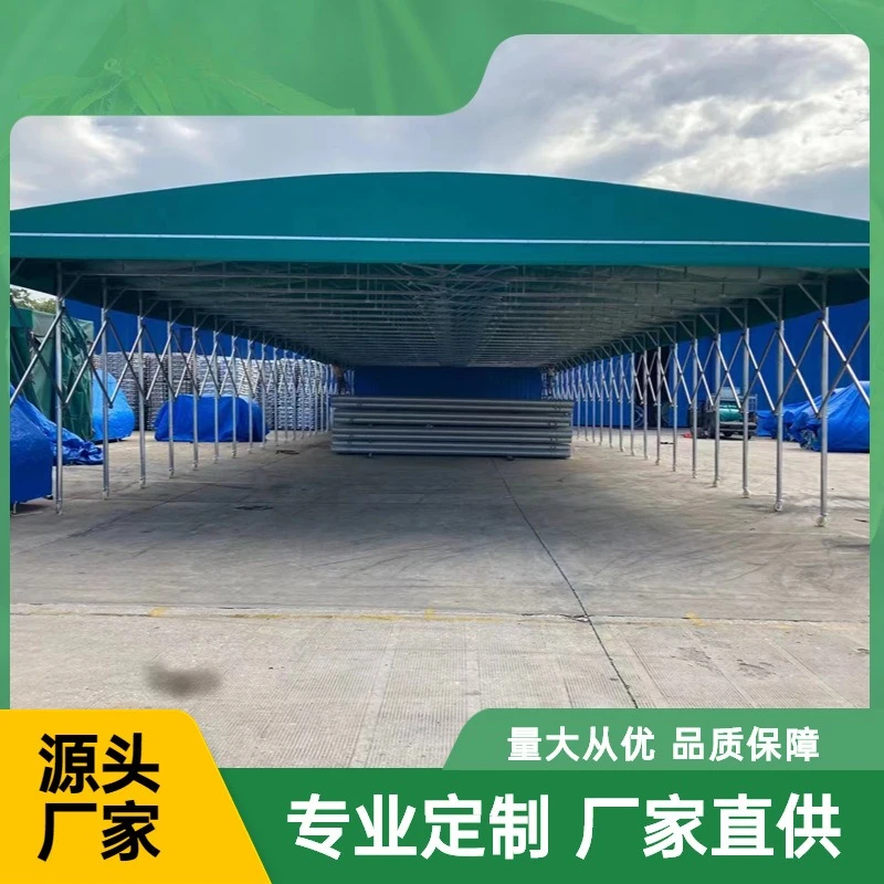 

Mobile push-pull canopy directly from the manufacturer Telescopic outdoor car awning tent stall shed shade and rainproof