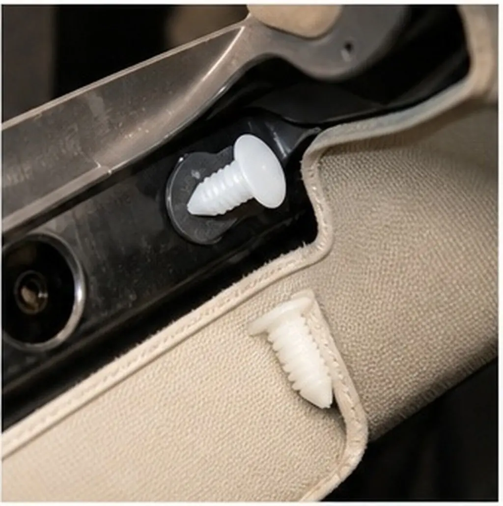 200Pcs Car Interior Trim Clips Universal Nylon Fasteners Headliner Roof Panel Retainer Rivets Automotive Push Pin Clips Repair