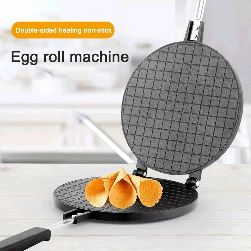 Egg Roll Waffle Maker Nonstick Cake Mold For Home Bakeware DIY Mini Ice Cream Cone Tool Baking Pastry Utensils Kitchen Supplies