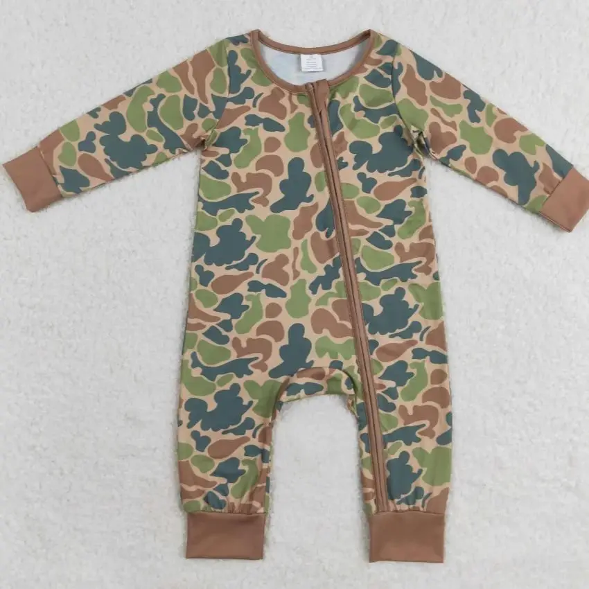 بدلة قفز للأطفال بأكمام طويلة وسحاب للأطفال الصغار لفصل الربيع والخريف من قطعة واحدة #5