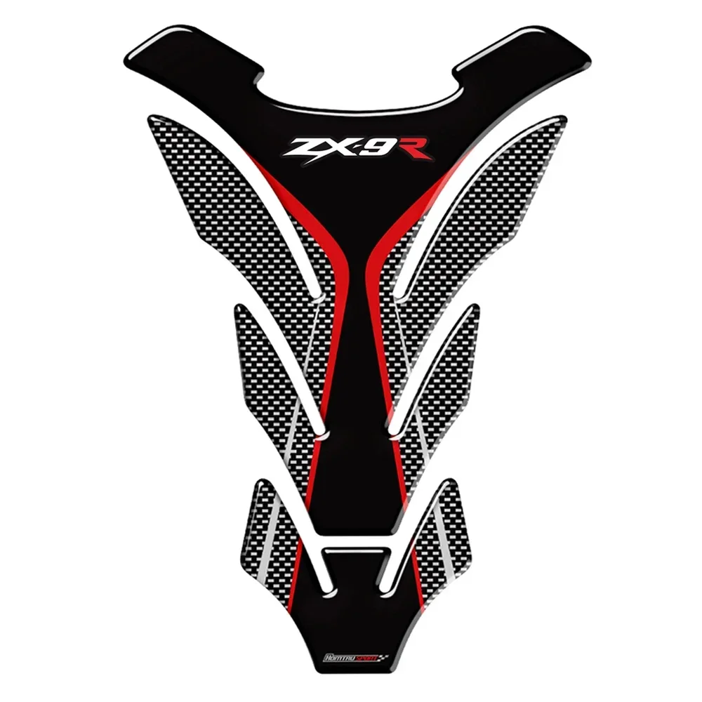 Dekorasi Sepeda Motor 3D Stiker Pelindung Bantalan Tangki Sepeda Motor untuk Kawasaki ZX9R ZX-9R NINJA Tankpad