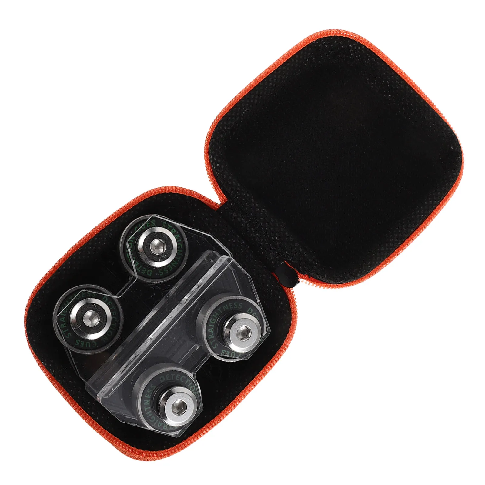 1Set Pool Cue Straightness Checker Snooker Accessories Roller Billiards Training Device Pool Cue Alignment Test Tool
