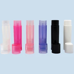 100pcs/pack 5g 5ml Empty Lip Gloss Tubes Lipstick Jars Balm Tube Cap Container Travel Makeup Tool Lip Balm Cosmetic Containers