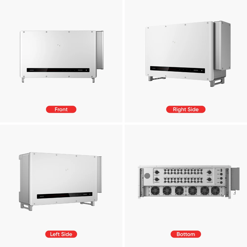 GoodWe 225kW 250kW PV Storage Inverter HT Series Three Phase with on Grid Hybrid Modes for Industrial Solar Projects