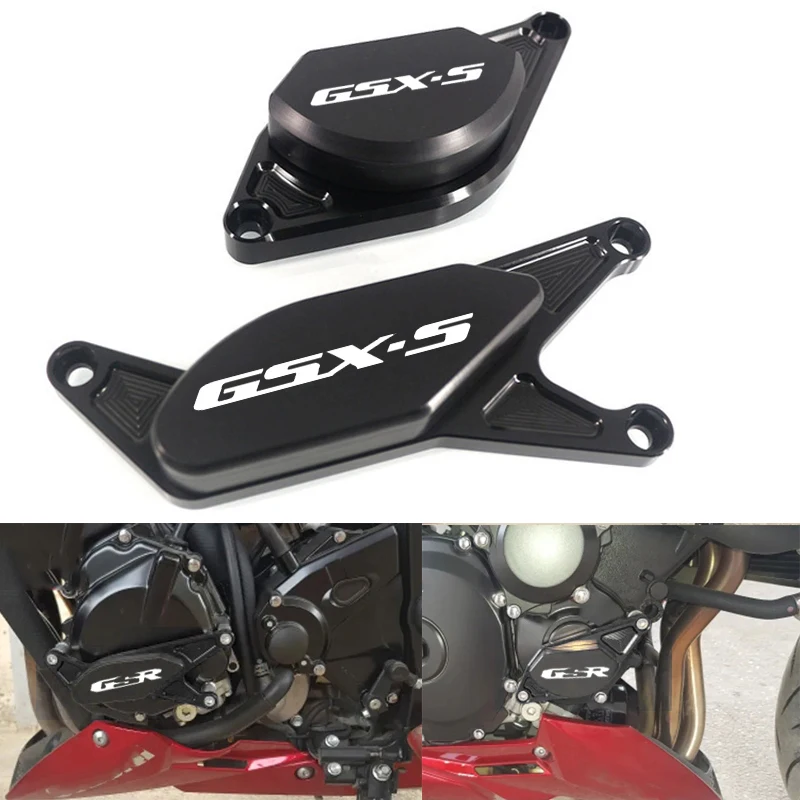 For SUZUKI GSXS1000 GSX-S1000 GSXS 1000 750 gsxs750 CNC POM Frame Slider Crash Pad Engine Stator Case Saver Protector