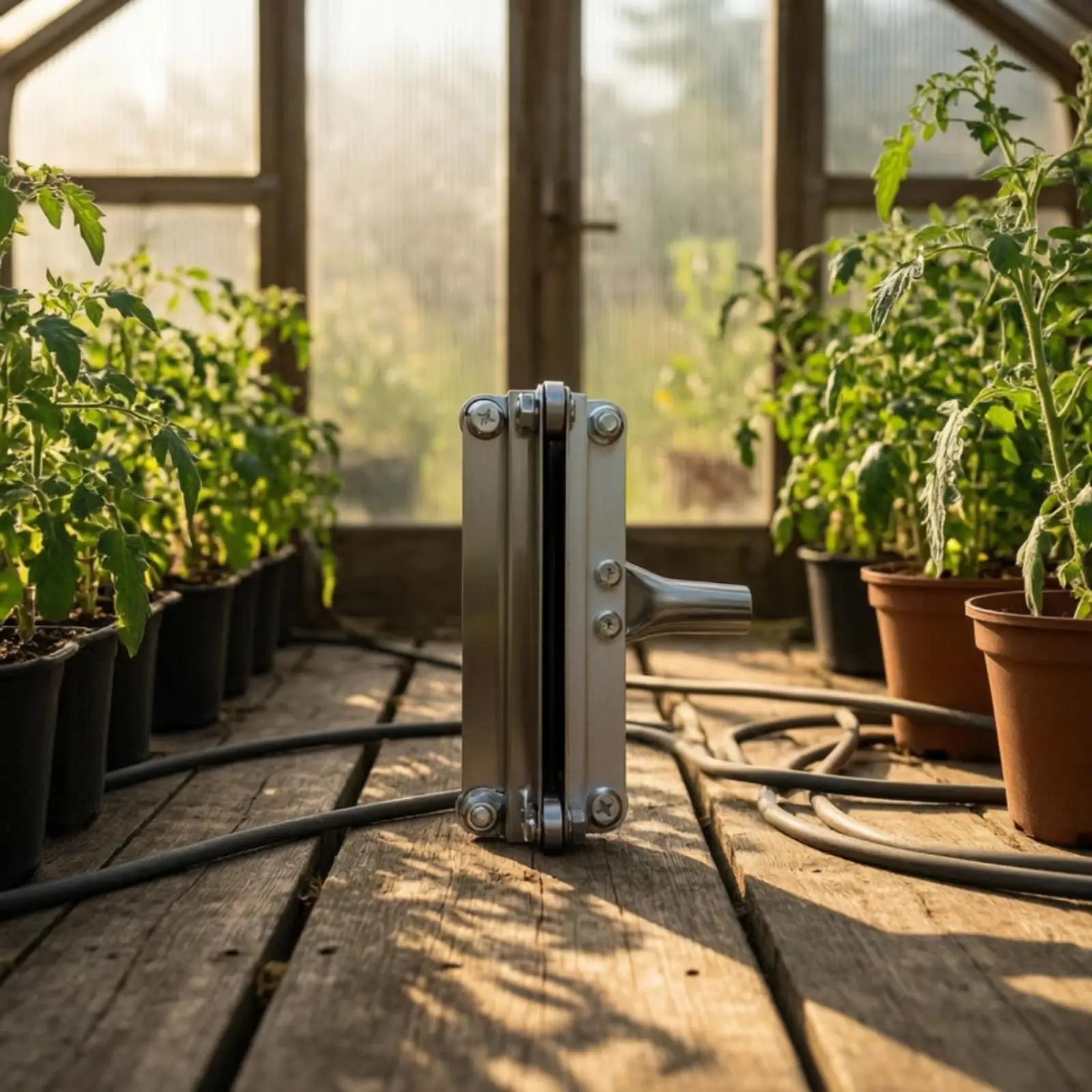 Greenhouse Film Winder Sturdy for Ventilation Adjustment, Commercial Growers