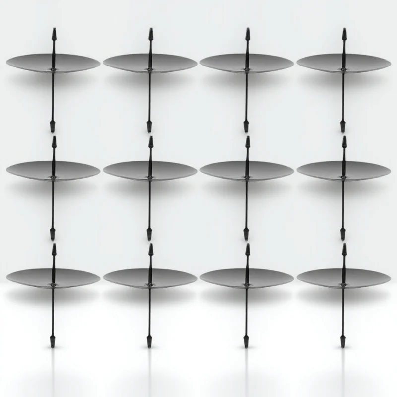 

12pcs Round Holder For Festival Fixator Festival Clips Party Christmas Decoration Fixing Accessories