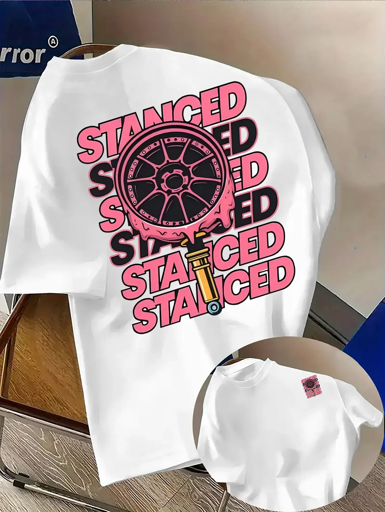 

2026-2027 High-Quality Men's Summer New Thickened Cotton Short Sleeve T-Shirt with Premium Printed Design Trendy Brand