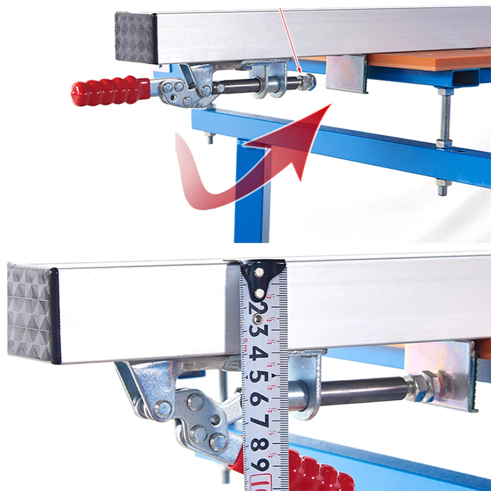 Nova serra circular elétrica sistema de trilho guia 80/100/120cm braçadeira borda corte em linha reta guia fixação clipe ferramenta para trabalhar