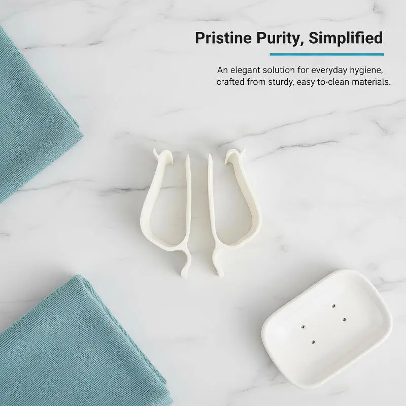 1/2 PCS Toilet Seat Stabilizer Touch Free Toilet Lid Lifter No Tool Installation for Household Bathroom