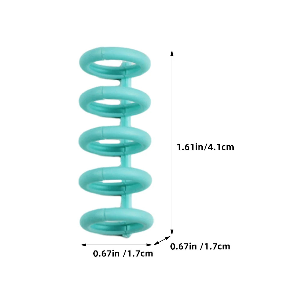 30 قطعة حلقات صغيرة ل الموثق السلس مصقول سطح العملي ملزمة مساعد مخطط كليب حلقات الموثق دوامة ملزمة لفائف #6