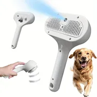 One Button Hair Removal Cat Comb Spray Hair Removal Magic Tool Cat Blue Light Special Dog Pet Dog Bath Cleaning Brush