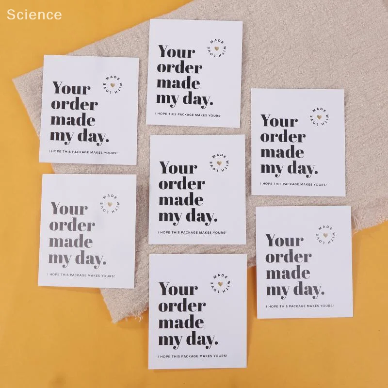 50 Pcs Thank You Cards For Small Business, Thank You Notes For Supporting My Small Business Cards.