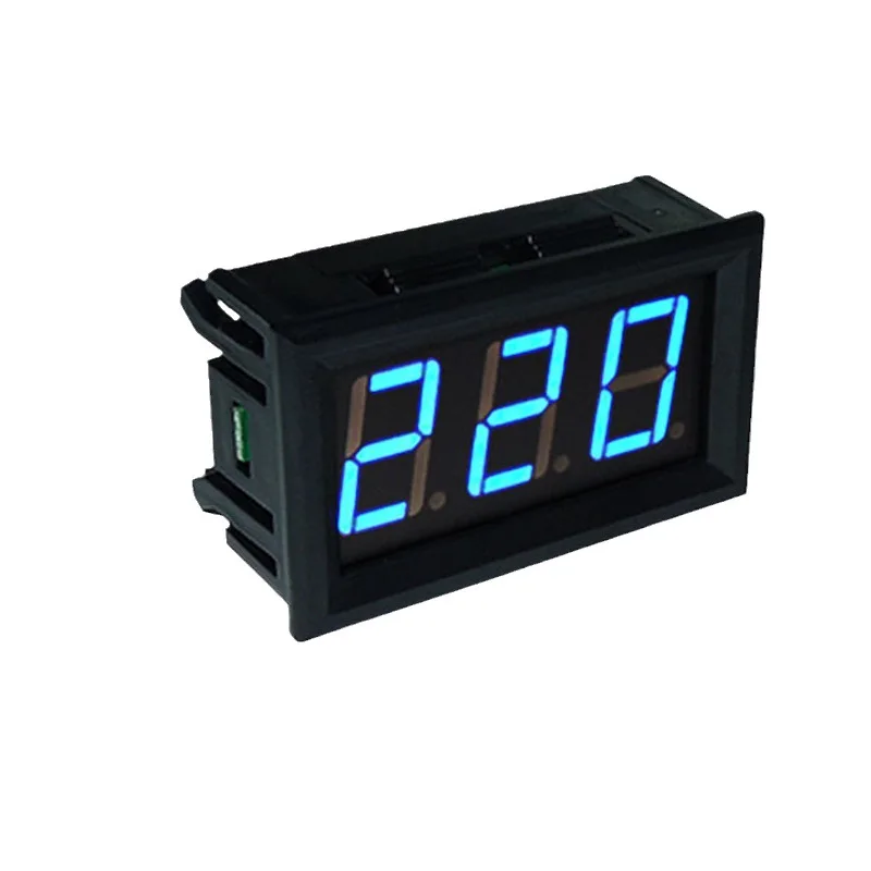 220 فولت/380 فولت سلكين تيار متردد الفولتميتر | جهاز قياس الجهد الكهربائي بشاشة LED صناعية | أداة القياس الكهربائية #5