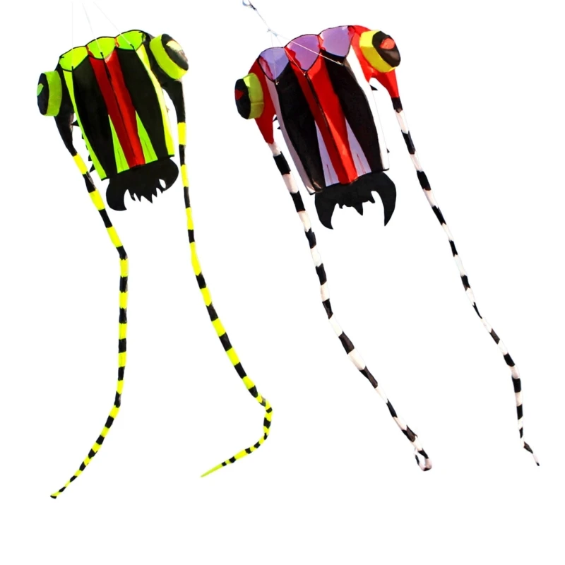 

Large Octopus Kites Tear Resistant Kites Outdoor Sports Game Quality Easy to Fly Sea Animal Camping Kites