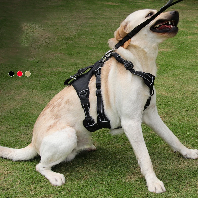 Adjustable Big Dogs Harness for Small Large Dogs Reflective Vest Harness Labrador Chest Strap Husky Pug Walking Lead Dog Supplie