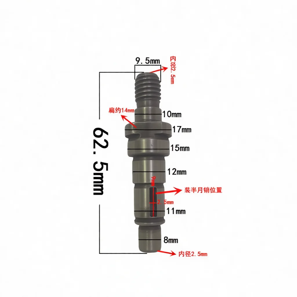 Angle Grinder Spindle Shaft Replacement For Makita 604 Power Electric Tool Parts Metal Cutting Machine Accessory Spare Parts