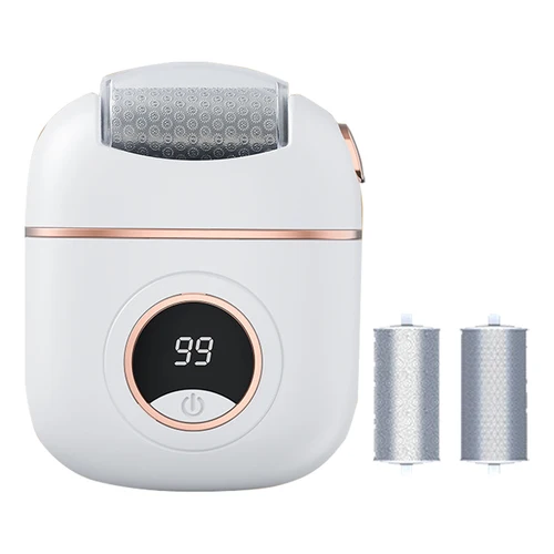 Molinillo de pies recargable, pantalla Digital a prueba de agua, herramienta de pedicura inteligente, talón, frotamiento automático de pies, eliminador de piel muerta