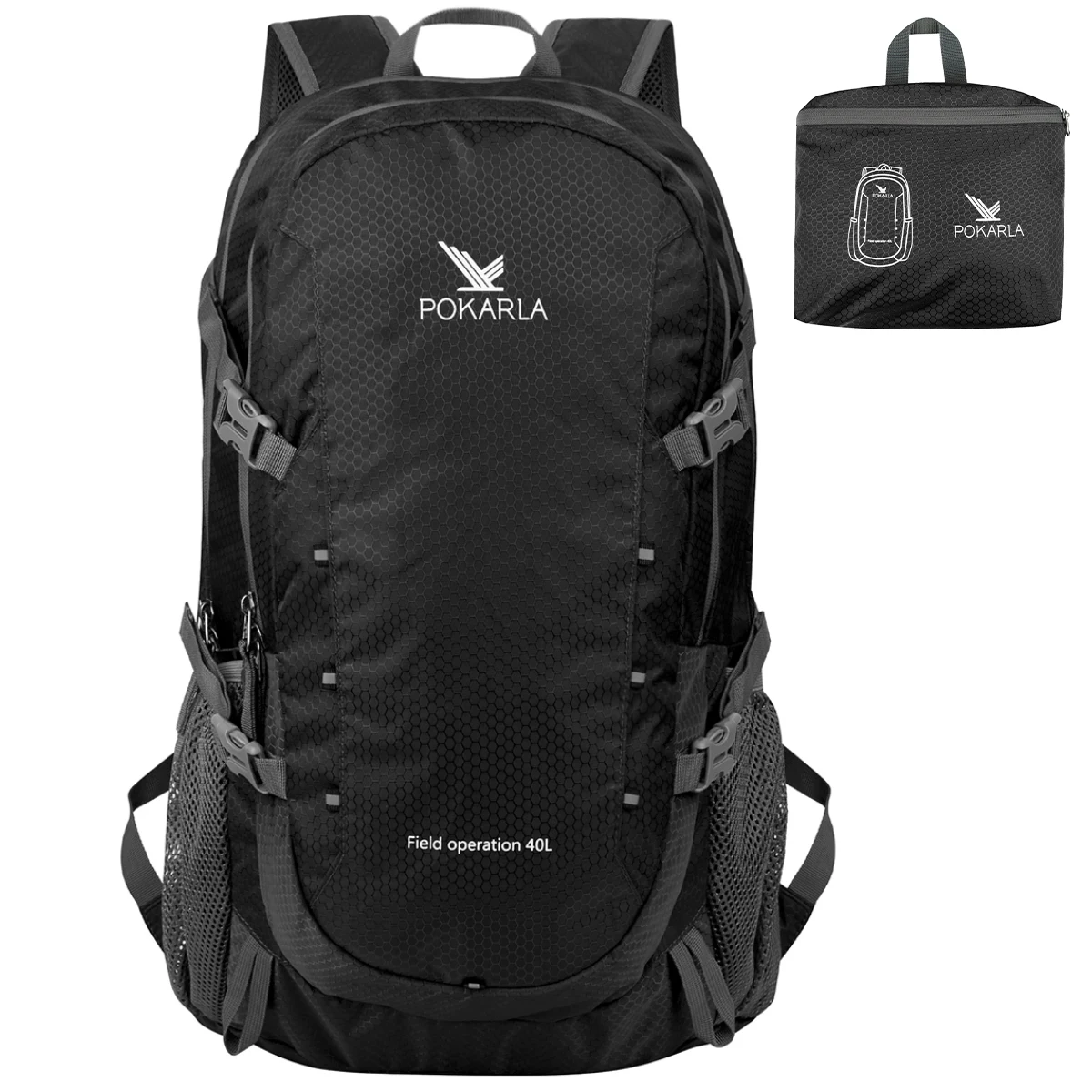 40L Travel Packable Backpack Waterproof Lightweight Foldable Daypack Outdoor Hiking Camping Walking Rucksack for Women Men