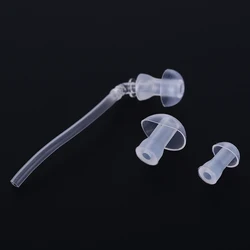 Mushroom Shape Domes Earplug Ear Plug Tips With Tubing Tubes for BTE Hearing Aid