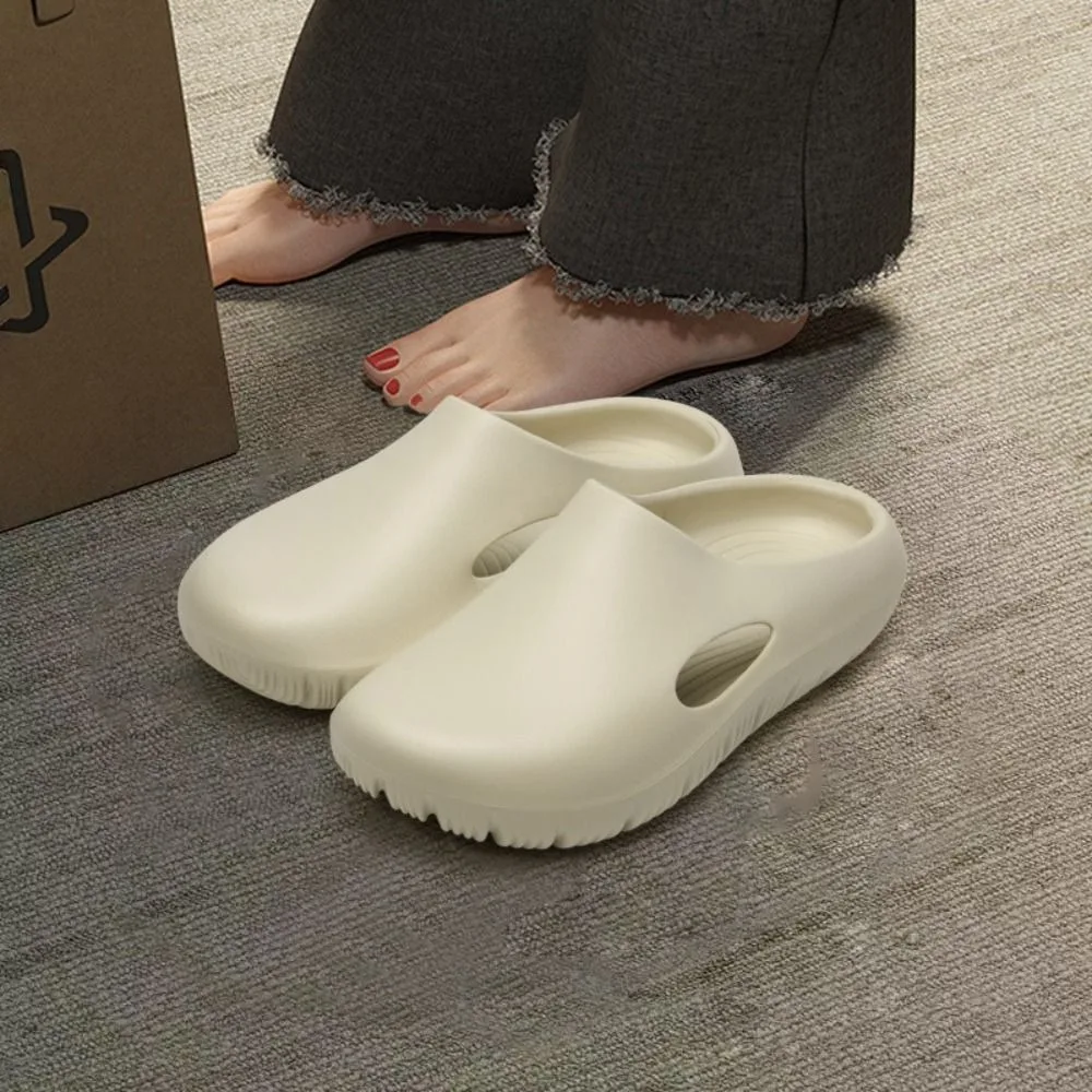 Anti-Slip EVA Bread Slippers Soft Comfortable House Shoes Lightweight Odor-Resistant Summer Home Slippers Men and Women