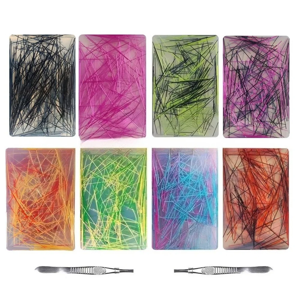 Skin Picking Fidget Toys Silicone Sensory Picky Pad with Tweezer Hair Pulling Anxiety Stress Relief Toy for Autism Adults