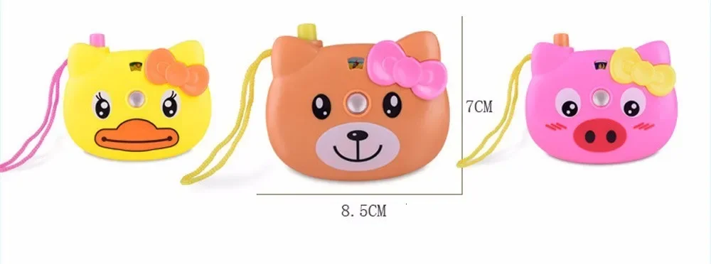 NEW Kids Animal Pattern Eco-friendly Light Projection Camera Toy Educational Toys Beautiful and Unique Design Children Gift